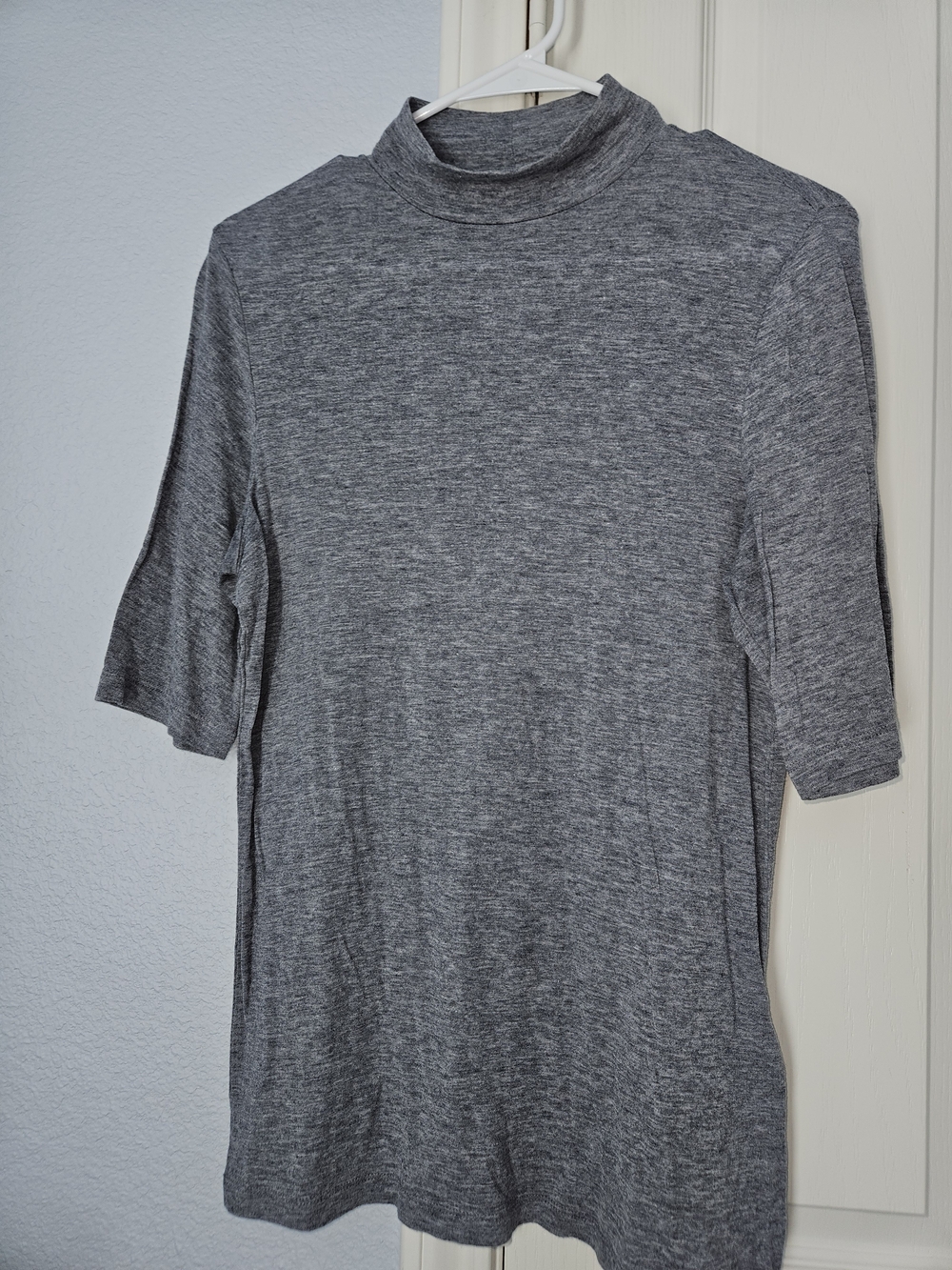 Banana Republic - Grey Rayon Wool Blend Top